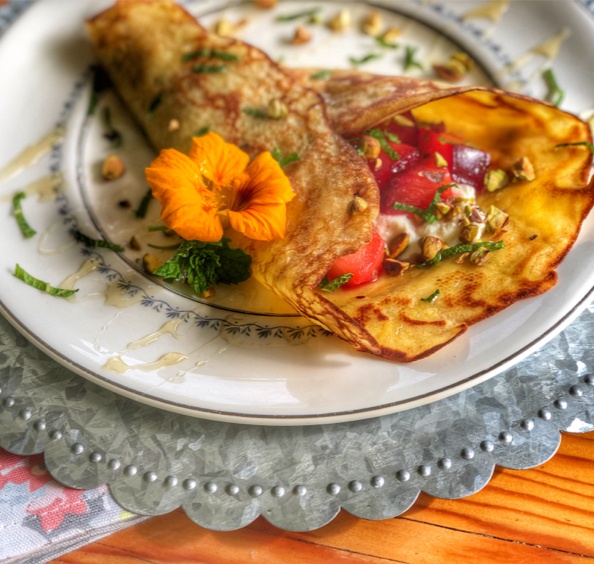 Fresh and Delicious French Crepe | The Yellow Farmhouse bed and breakfast